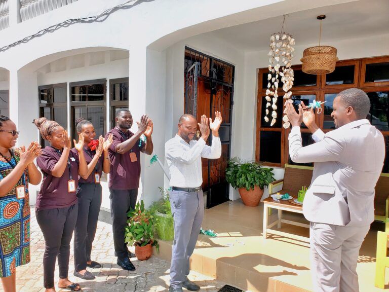 TANAHUT member @ Courage World Wide doing an official launch of its newly established Safe House for Victims of Human Trafficking in Dar es salaam.